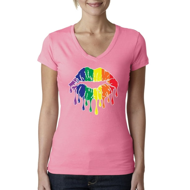 Juniors Rainbow LGBT Lives Matter Off-Shoulder Long Sleeve T-Shirt Black Juniors Rainbow LGBT Lives Matter Off-Shoulder Long Sleeve T-Shirt Black